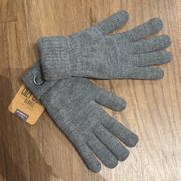 Elegant Gray Women's Gloves - Picture 1 of 4